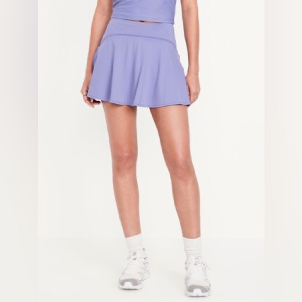 Old Navy Lavender Tiered Tennis/Golf Activewear Skirt